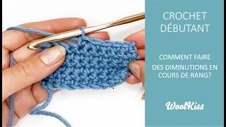 Miniature : Comment faire des diminutions en cours de rang au crochet ? - Crochet débutant n°17