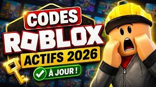 Miniature : TOUS les codes Roblox ACTIFS en 2026 (Blox Fruits, Blue Lock...) Le SITE à connaître !