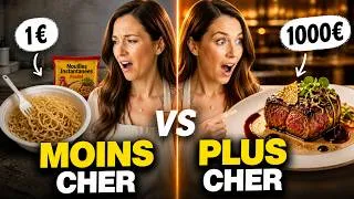 Miniature : J’ai cuisiné le repas le moins cher vs le plus cher… erreur fatale 😳🔥