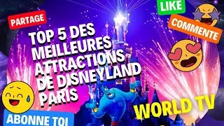 Miniature : TOP 5 DES MEILLEURES ATTRACTIONS DE DISNEYLAND PARIS