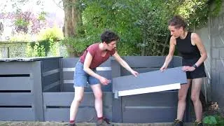 Miniature : Installons un Compost Collectif - Etape 2: Monter les bacs