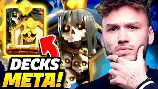 Miniature : Les "MEILLEURS DECK" avec la TOMBSTONE HÉRO sur Clash Royale !