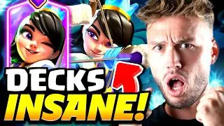 Miniature : Les "MEILLEURS DECK" avec la PRINCESSE ÉVO sur Clash Royale !