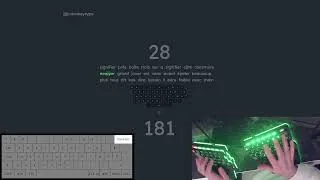 Miniature : [Fast Typing] Monkeytype - French (60s) - 183.19 WPM