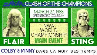 Miniature : WCW Clash Of Champions 1 - Review - Sting vs. Flair, Luger & Windham vs. Horsemen