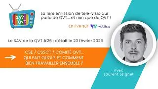 Miniature : Webinaire - CSE / CSSCT / Comité QVT… qui fait quoi et comment bien travailler ensemble ?