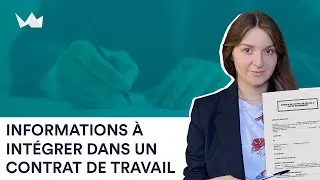 Miniature : Quelles sont les informations obligatoires à mettre dans un contrat de travail ?