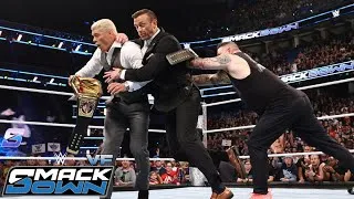 Miniature : Kevin Owens frappe le cou blessé de Cody Rhodes : SmackDown, 27 décembre 2024