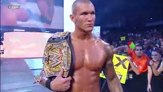 Miniature : Entrée de Randy Orton en champion (2009)