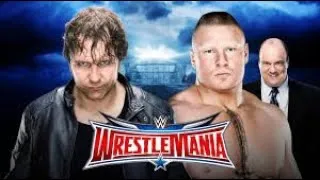 Miniature : dean ambrose VS brock lesnar (WWE VF)