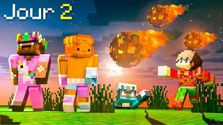 Miniature : Survivre 7 Jours à des CATASTROPHES NATURELLES sur Minecraft..
