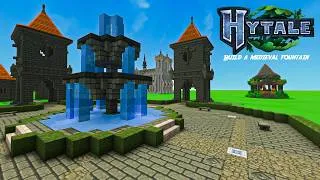 Miniature : Hytale | How to Build a Medieval Fountain | Hytale Tutorial