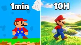 Miniature : Recréer Mario en 1min vs 10h