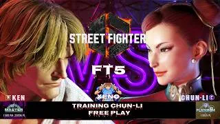 Miniature : Street Fighter 6: Training Chun-Li: FT5 Ken (master)