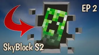 Miniature : SkyBlock S2 | Ep2 : LES MOBS COMMENCENT A SPAWNER !