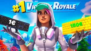 Miniature : CLAVIER À 1€ VS CLAVIER À 150€ Sur Fortnite 🔥