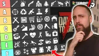 Miniature : 7 Days To Die 1.0 PC ET CONSOLE - TIER LIST DES COMPÉTENCES (DÉBUT & FIN DE PARTIE) !! 😁