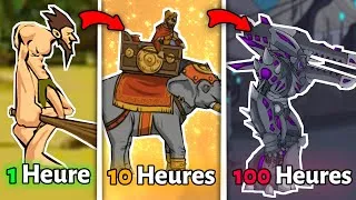 Miniature : J’ai survécu à l’évolution ULTIME dans Age of War 2 !!