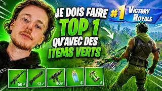 Miniature : JE DOIS FAIRE TOP 1 QU'AVEC DES ARMES VERTE SUR FORTNITE AVEC UN ABONNÉ !