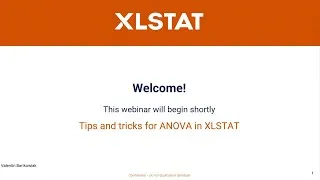 Miniature : Tips and Tricks for ANOVA - XLSTAT Webinar Preview
