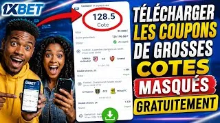 Miniature : Comment voir les coupons GROSSES COTES masqués sur 1XBET gratuitement ⁠#Astuce1xbet⁠ ⁠#1xbet⁠ 