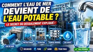Miniature : Comment l'Eau de Mer Devient de l'Eau Potable ? 🌊💧 Le Secret du Dessalement Expliqué !