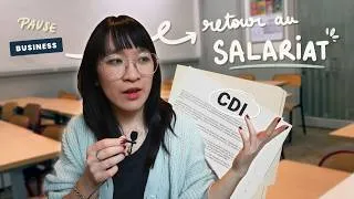 Miniature : REDEVENIR SALARIÉE : mon bilan après 6 mois 🧐