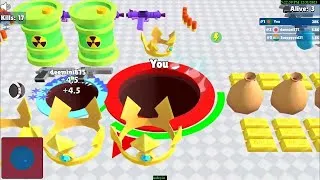 Miniature : le premier top 1 de minirahmix su holey.io battle royal (on a galere de fou)
