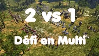 Miniature : Défi : 2 vs 1 - Age of Empire 3 en Multijoueur - FR