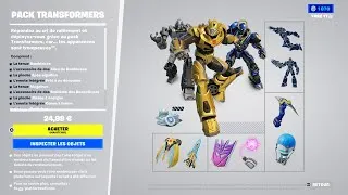 Miniature : NOUVEAU PACK "TRANSFORMERS" PRESENTATION FORTNITE 4 SAISON 4
