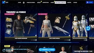 Miniature : 2E BOUTIQUE FORTNITE D'AUJOURD'HUI 02/05 , NOUVEAUX SKINS STARWARS ANAKIN SKYWALKER & PADME ADMIDALA