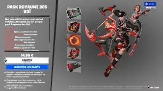 Miniature : NOUVEAU PACK "ROYAUME DES KOI" PRESENTATION FORTNITE 4 SAISON 2