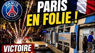 Miniature : 🏆 VICTOIRE DU PSG!!!  : Explosion d’émotions dans tout Paris ! Métro, RER et supporters en folie 