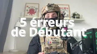 Miniature : 5 erreurs de débutant à éviter en AIRSOFT