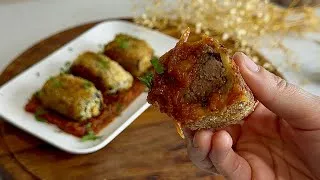 Miniature : Voici une recette simple de beignets d’aubergines et viande hachée 😋