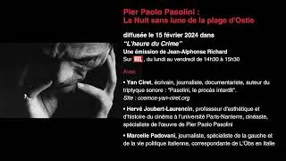 Miniature : Pier Paolo Pasolini : La Nuit sans lune de la plage d'Ostie