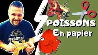 Miniature : Fabriquer un POISSON EN PAPIER original