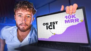 Miniature : Mon SaaS fait 355€ en une journée - Road To 10K MRR #1