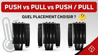 Miniature : Ventilateurs en PUSH / PULL vs PUSH vs PULL : quel impact sur les températures ?