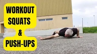 Miniature : PUSH-UPS and SQUATS VARIATIONS! REAL-TIME TRAINING! ALL LEVELS