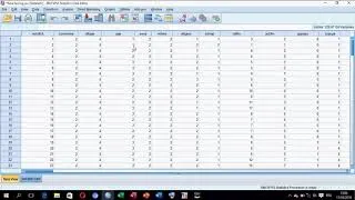 Miniature : Créer des classes d'intervalles sous le logiciel SPSS - Tableau croisé