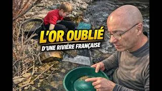 Miniature : A LA RECHERCHE DE L'OR OUBLIÉ DANS CE PETIT RUISSEAU DE MOYENNE MONTAGNE. UNE PROSPECTION COMPLIQUÉE