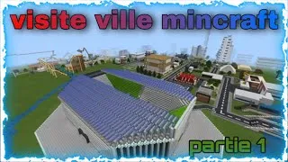 Miniature : visite de ma ville mincraft !!