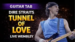 Miniature : Tunnel of Love (Live Wembley 1985) – Dire Straits | Guitar Tab (Guitar Pro + PDF)