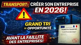 Miniature : Créer son entreprise, de transport en 2026 : ça vaut le coup ? (Capacité de Transport etc.)