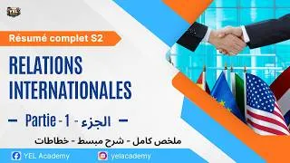 Miniature : Résumé Introduction aux Relations Internationales  S2   Partie - 1 -  ملخص مع شرح مبسط