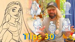 Miniature : LA méthode pour dessiner les cheveux !