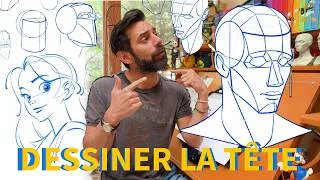 Miniature : Comment DESSINER la Tête (sous tous les angles) - Cours de Dessin