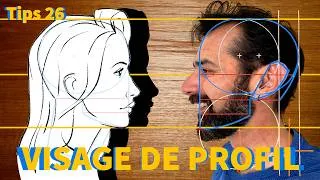 Miniature : Comment Dessiner un Visage de Profil : La technique facile et fiable - Tips 26