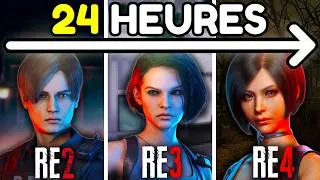 Miniature : J’ai fini TOUS les Resident Evil Remake Trilogy en 24h (d’affilée)